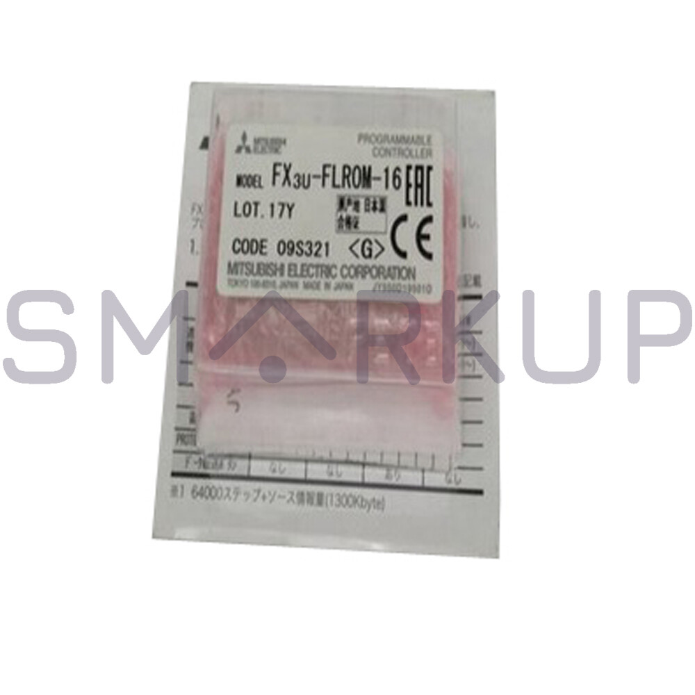 New In Box MITSUBISHI FX3U-FLROM-16 Memory Cassette Memory 16 kB