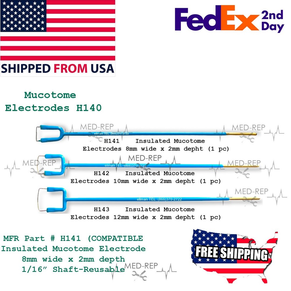 Ellman H140 Mucotome Electrodes sets