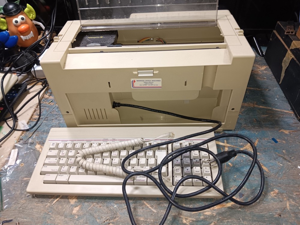 Smith Corona EXACT PWP 6000 PLUS #1-POWERS-MENU SCREEN-TYPES-DRIED INK-DIRTY-SEE