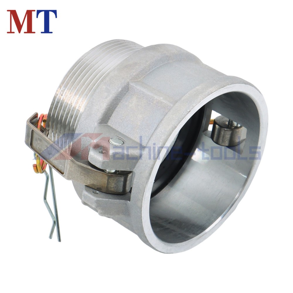 2PCS 3" Type B Cam Fitting Set - Plug, NPT Male & Gaskets Aluminum