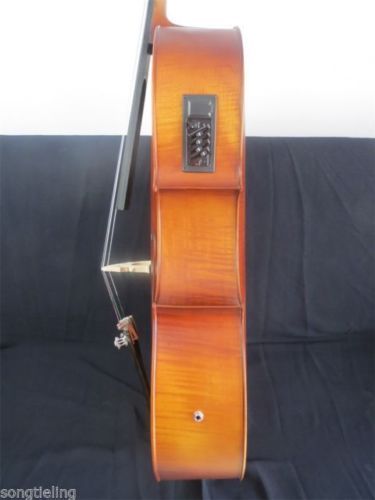 4/4 New Electric Cello powerful Sound Solid Wood Maple & SPruce #11129