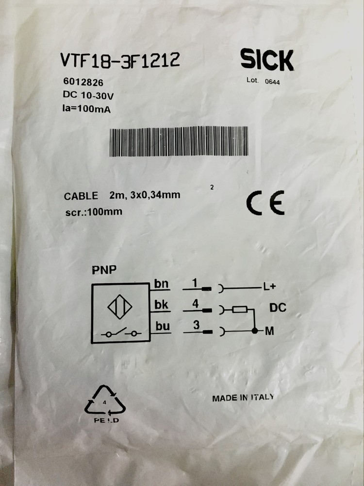 1PC NEW VTF18-3F1212 VTF183F1212 SICK