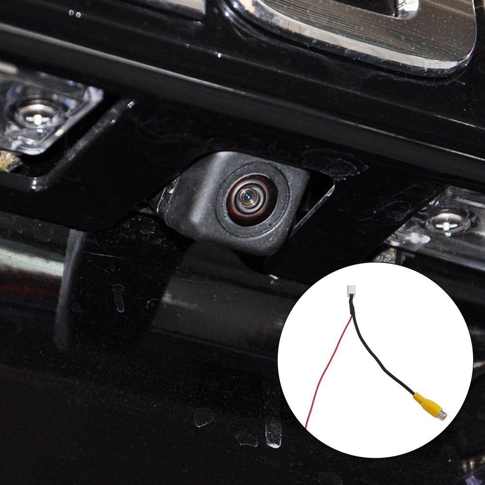 Easy Installation For Car Male Connector for Radio Reverse Camera Input