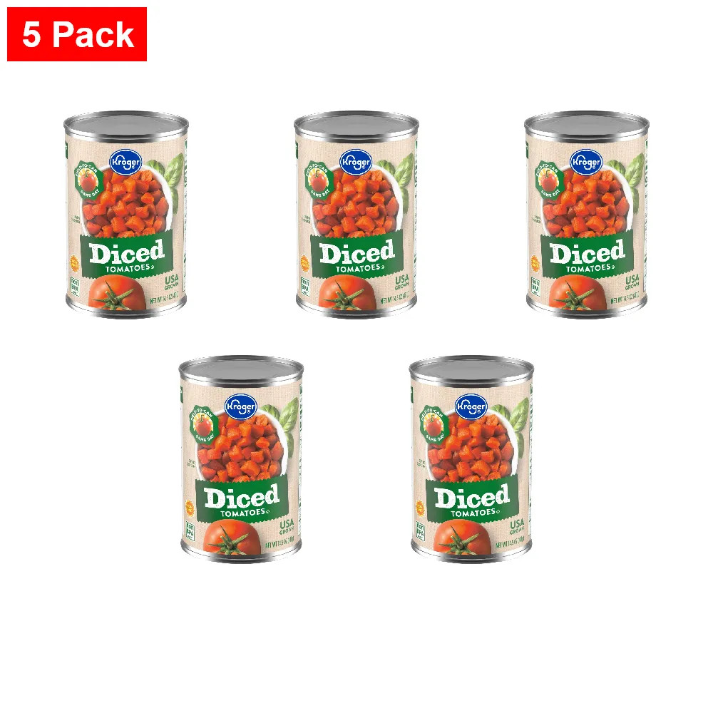 KG Diced Tomatoes 14.5 oz - 5 Pack