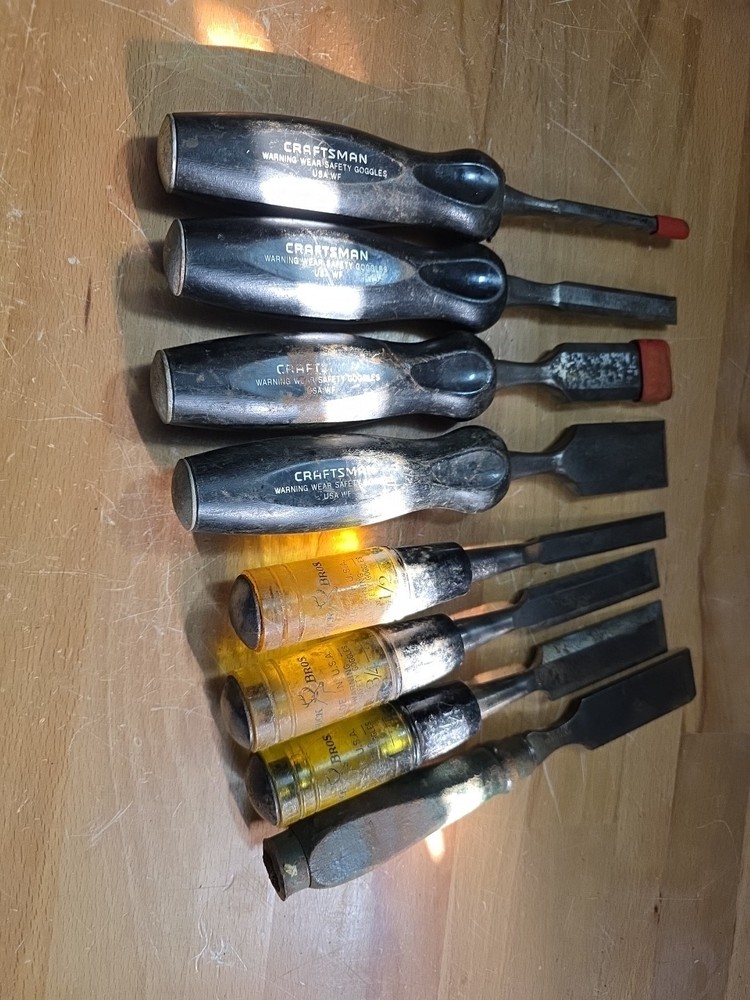Craftsman Wood Chisel Lot And Others