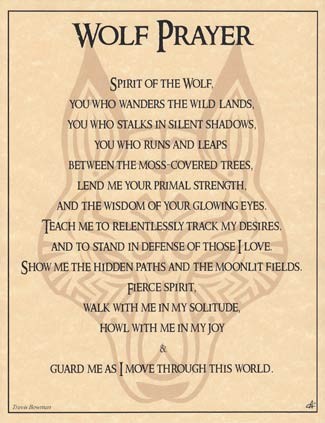 Wolf Prayer poster