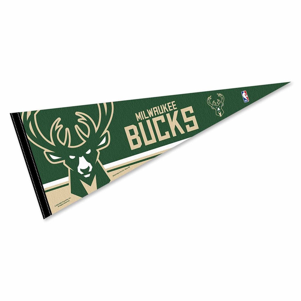 Milwaukee Bucks NBA Pennant