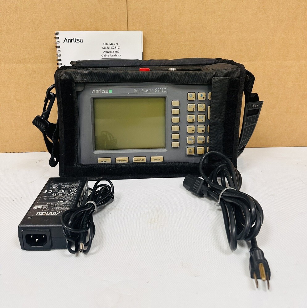 Anritsu S251C Site Master Cable & Antenna Analyzer  W/charger
