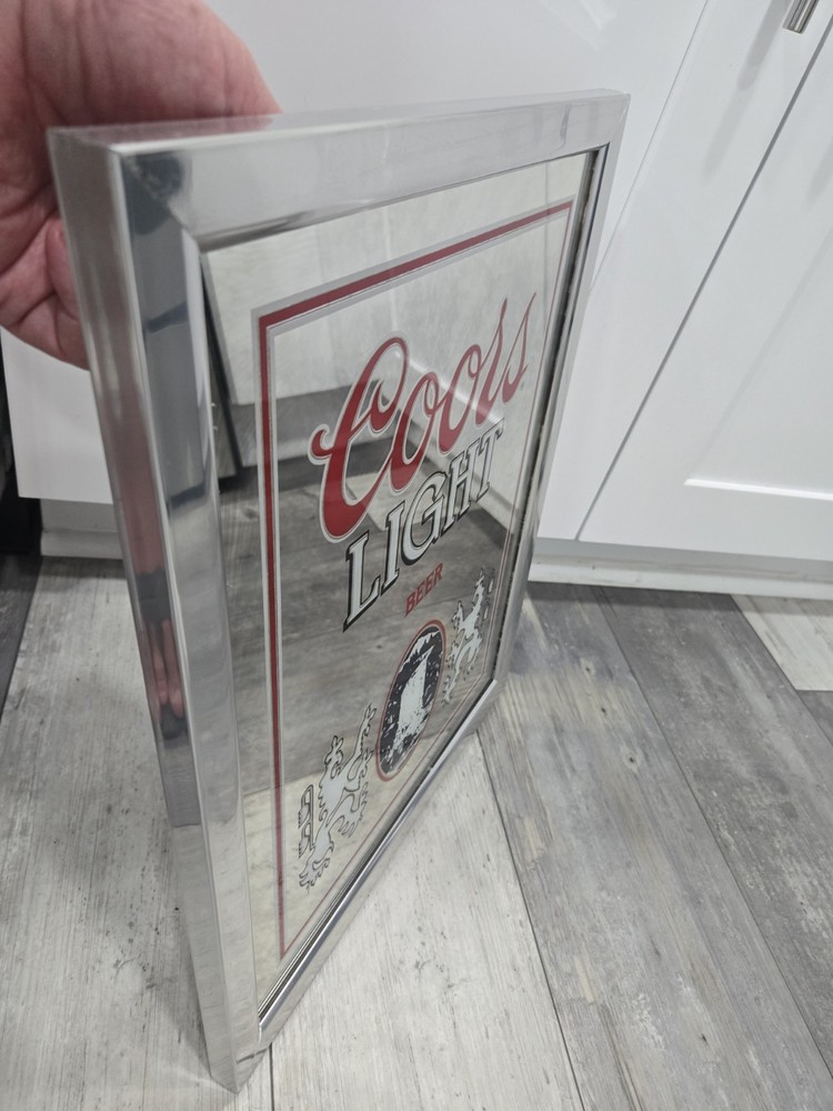 Vintage Coors Light Beer Mirror