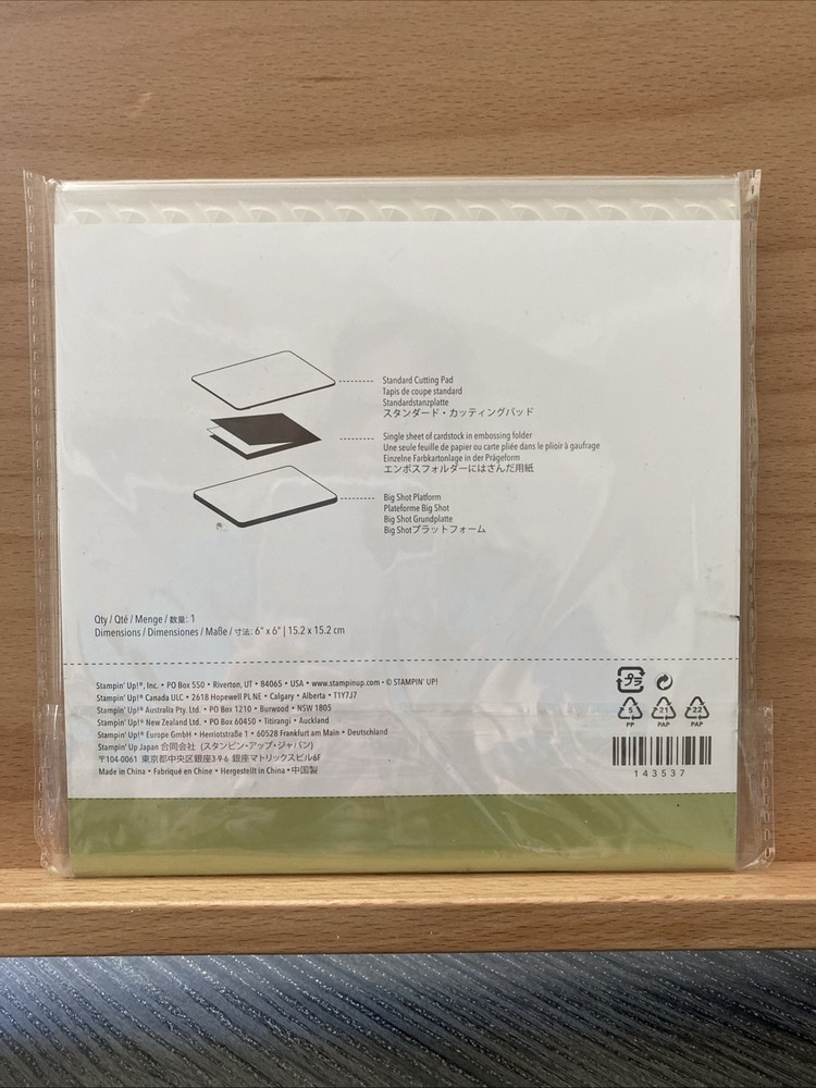 Stampin' Up! CABLE KNIT dynamic textured impressions embossing folder - NEW