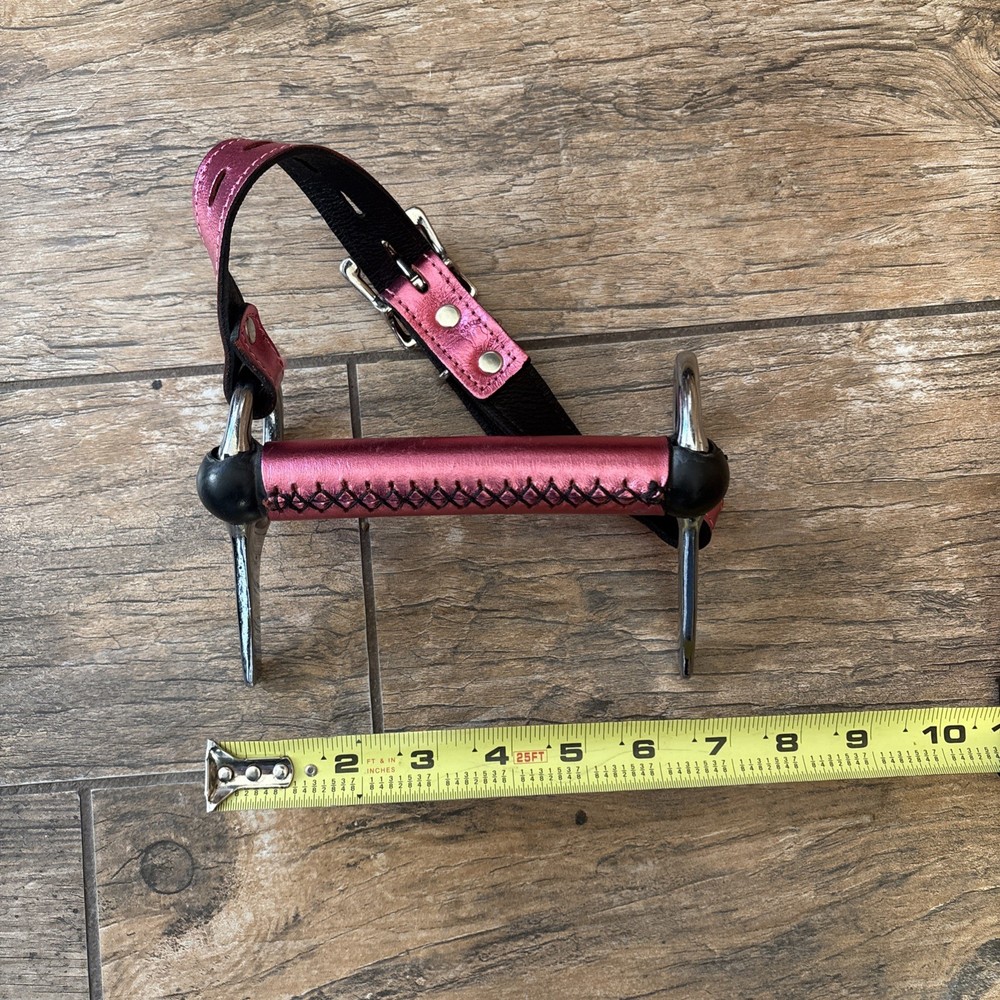 Leather Covered Pony Bit Gag Is Unused.