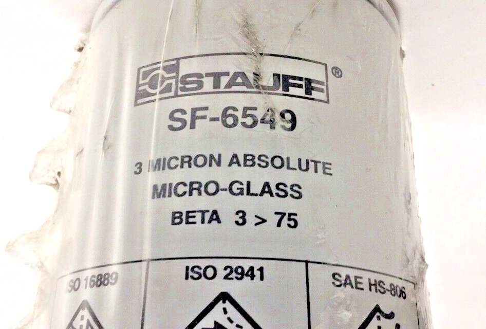 Stauff SF-6549 Filter 3-Micron Absolute Micro-Glass