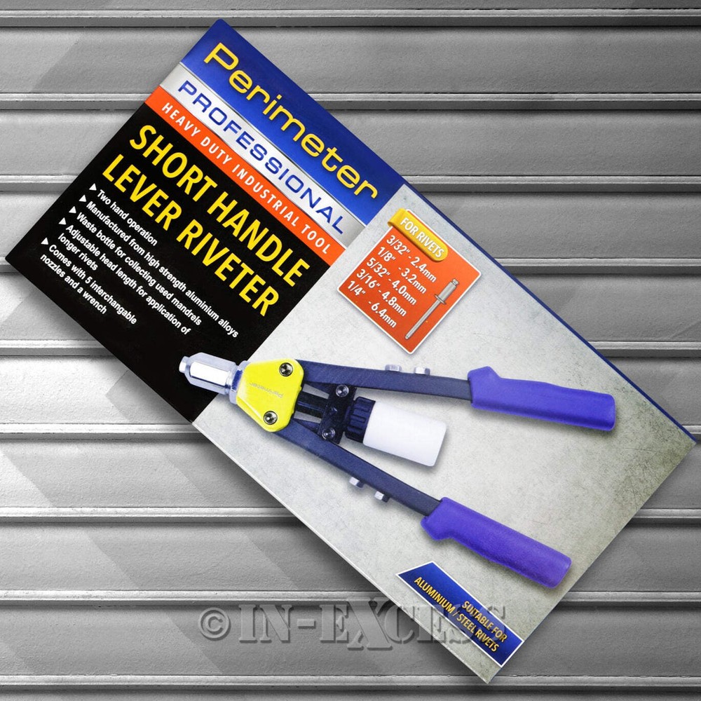 Perimeter Heavy Duty Two Handed Short Handle Lever Rivet Riveter
