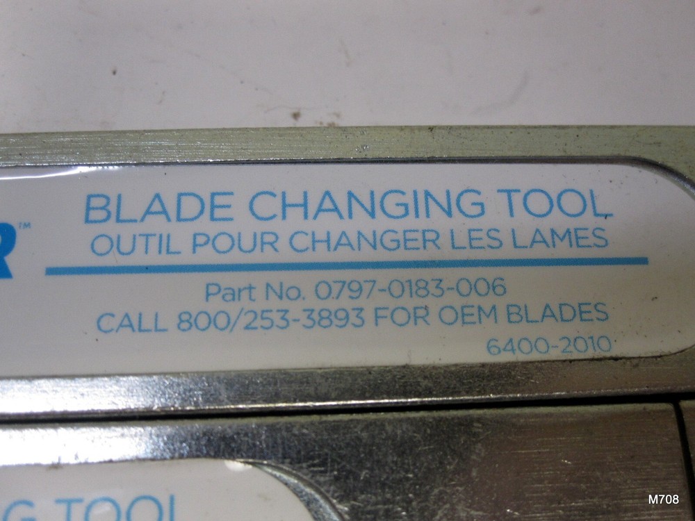 2-QTY OLIVER Blade Changing Tool 0797-0183-006