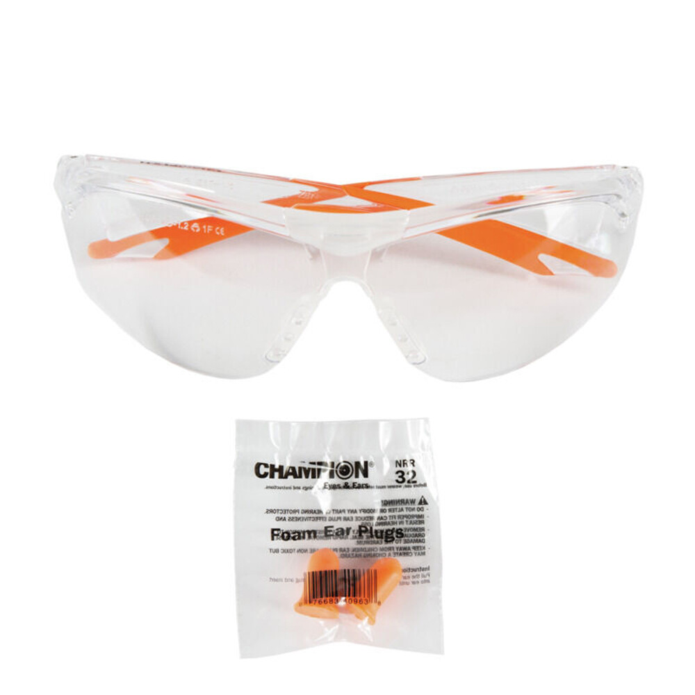 Champion Eyes and Ears Protection Combo for Shooting