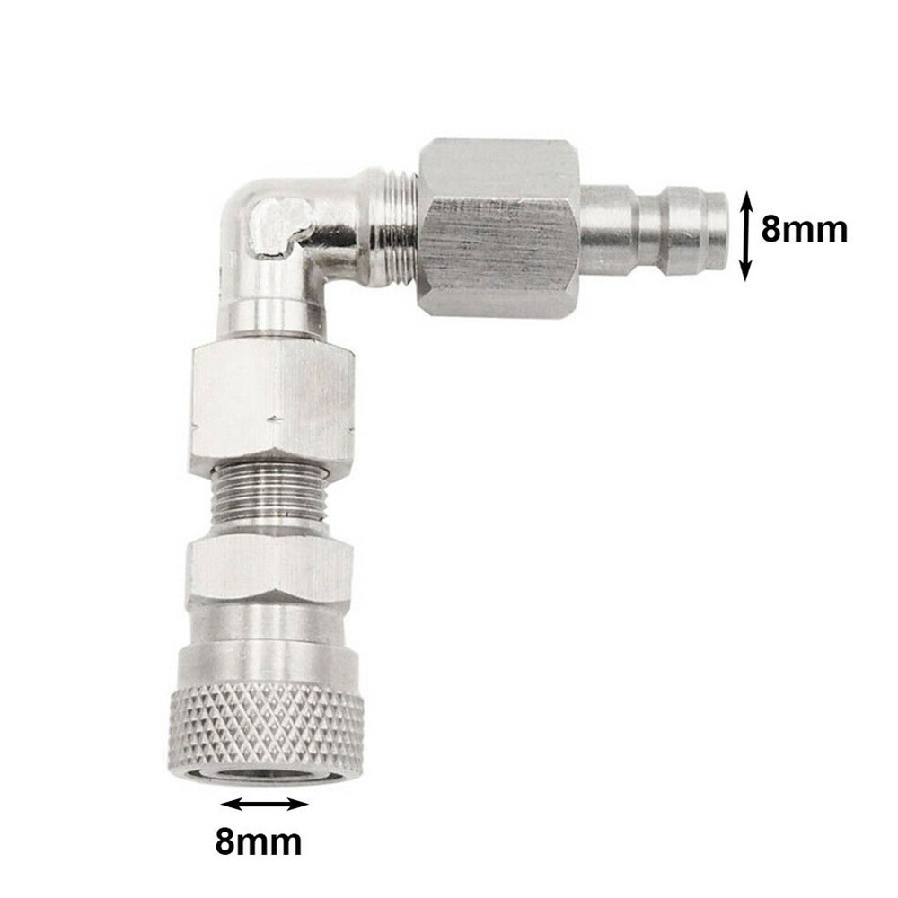 PCP-Paintball  DIY 90?? Swivel Quick Disconnect Release Fitting Adapter