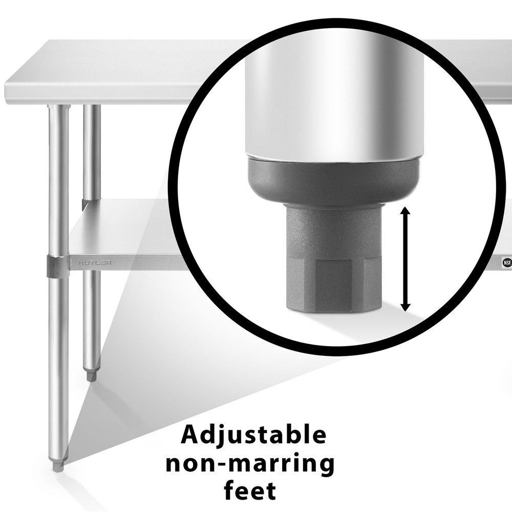 24x48 Stainless Steel Table, NSF Commercial Restaurant Kitchen Prep & Work Table