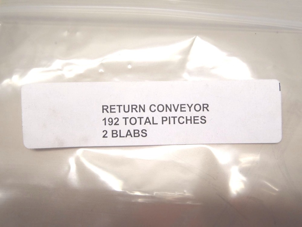 Conveyor Chain 1.92 Total Pitches, 2 Blabs