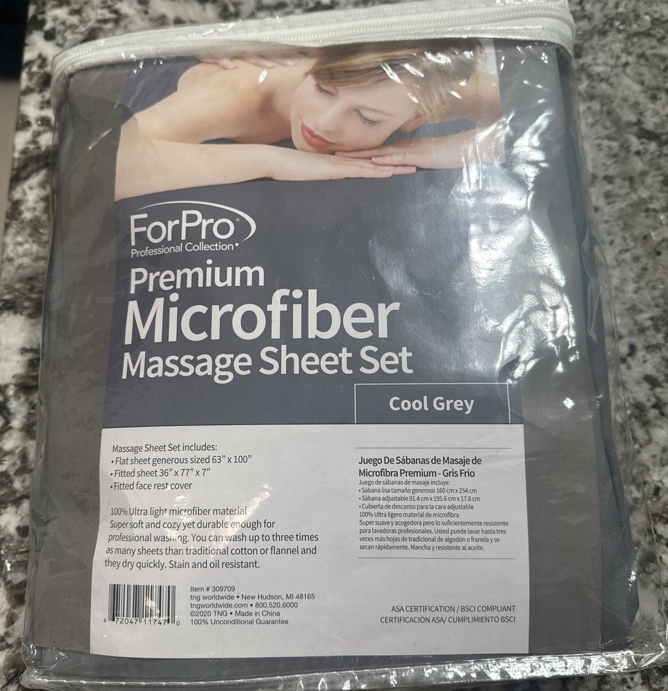 Premium Luxurious Stain and Wrinkle-Resistant Microfiber Massage Sheet Set