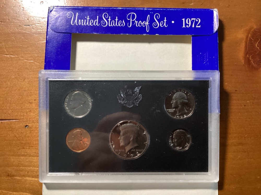 1972-S Clad Proof Set 5 Coins
