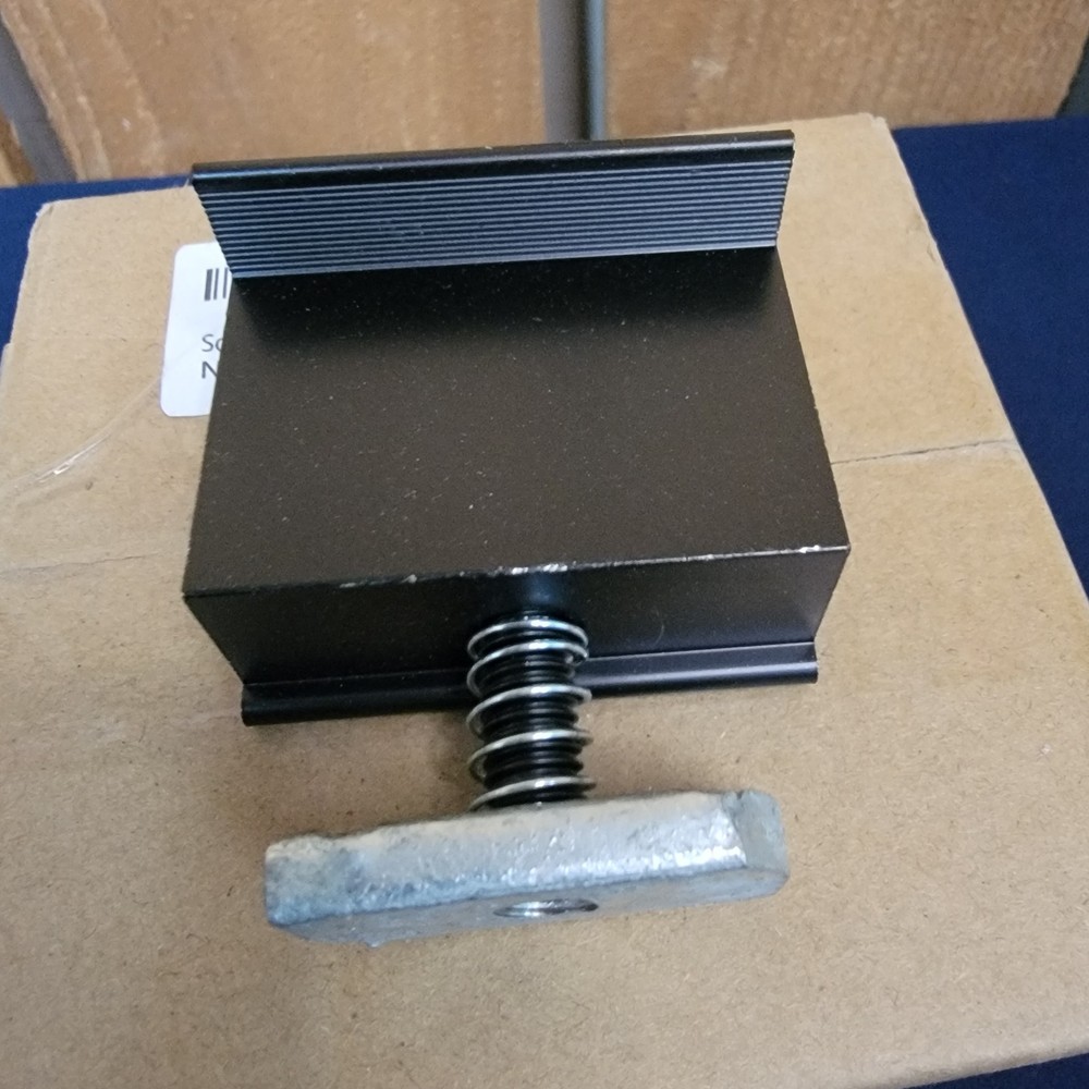 Solar End Clamp 35mm Module Frame 35-39mm 10 Pack