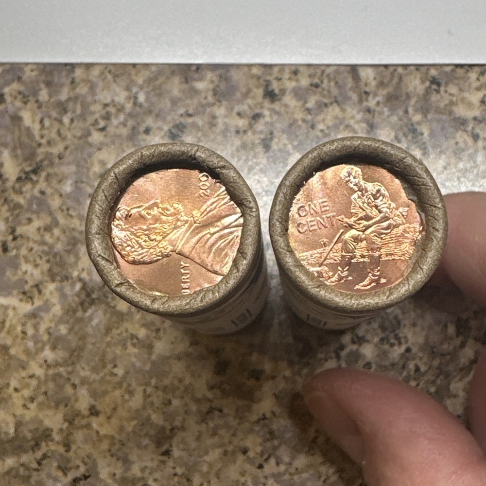 U.S. Mint 2009 P & D Lincoln Cent Rolls Formative Years 2 Roll set