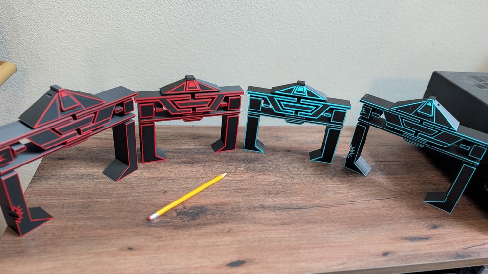 Tron Recognizer - 3D Printed Model – 1982 Classic Style – Multiple Variants