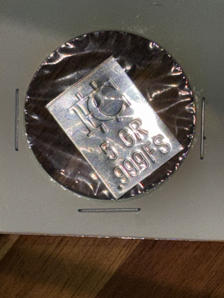 5 Grain Silver Bar - .999 Pure Silver