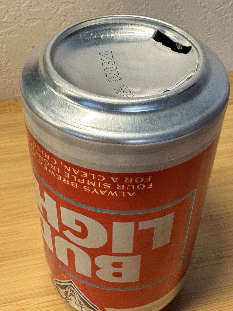 2025 New Mexico UNM Lobos Bud Light empty Beer Can - Bottom Opened