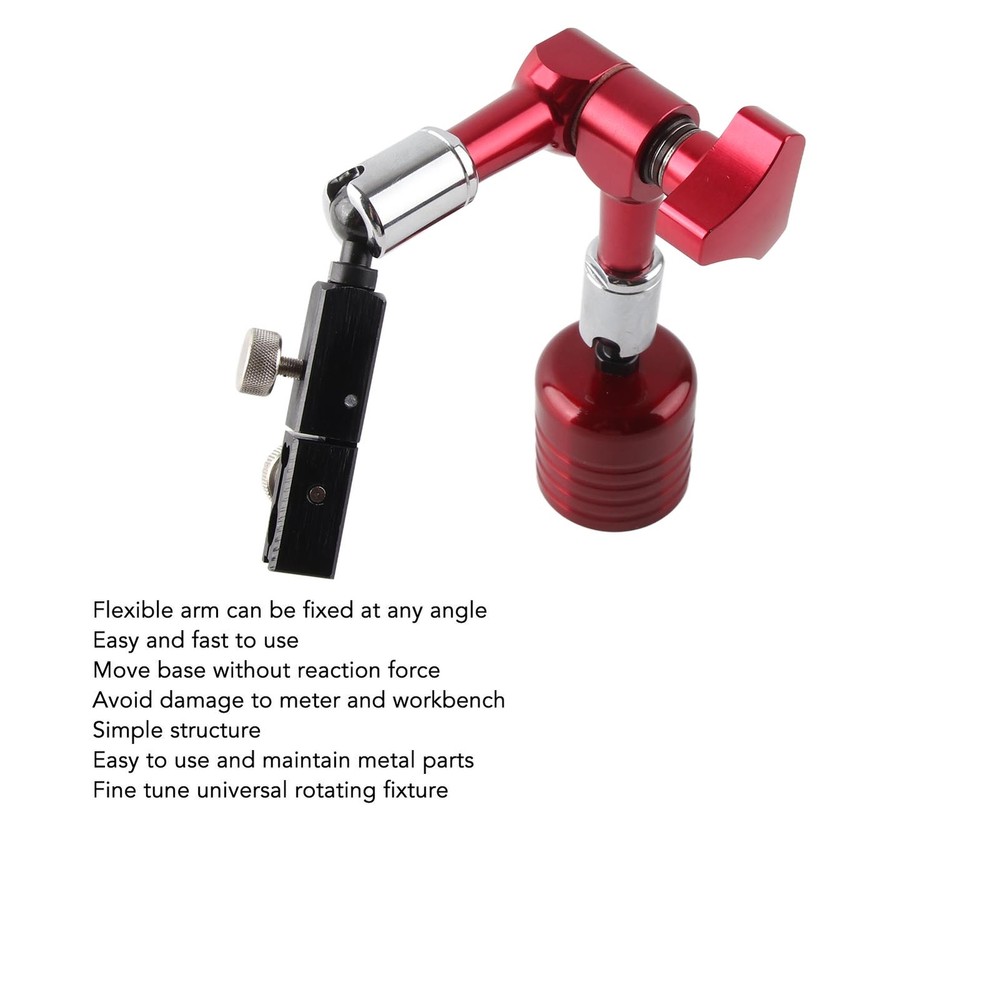 Magnetic Base Holder Universal Adjustable Arm Support Stand For Dial Indicator