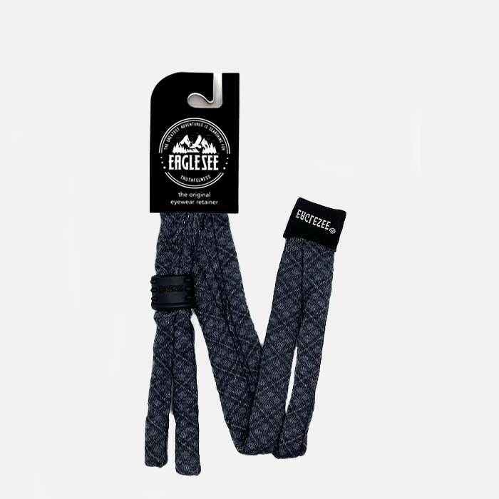 Sunglass retainer / Strap for Sunglasses | Grey Blue Tartan
