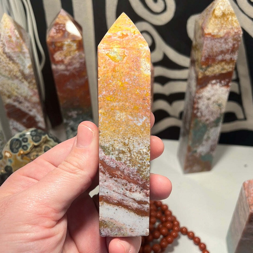 Ocean Jasper Obelisk A