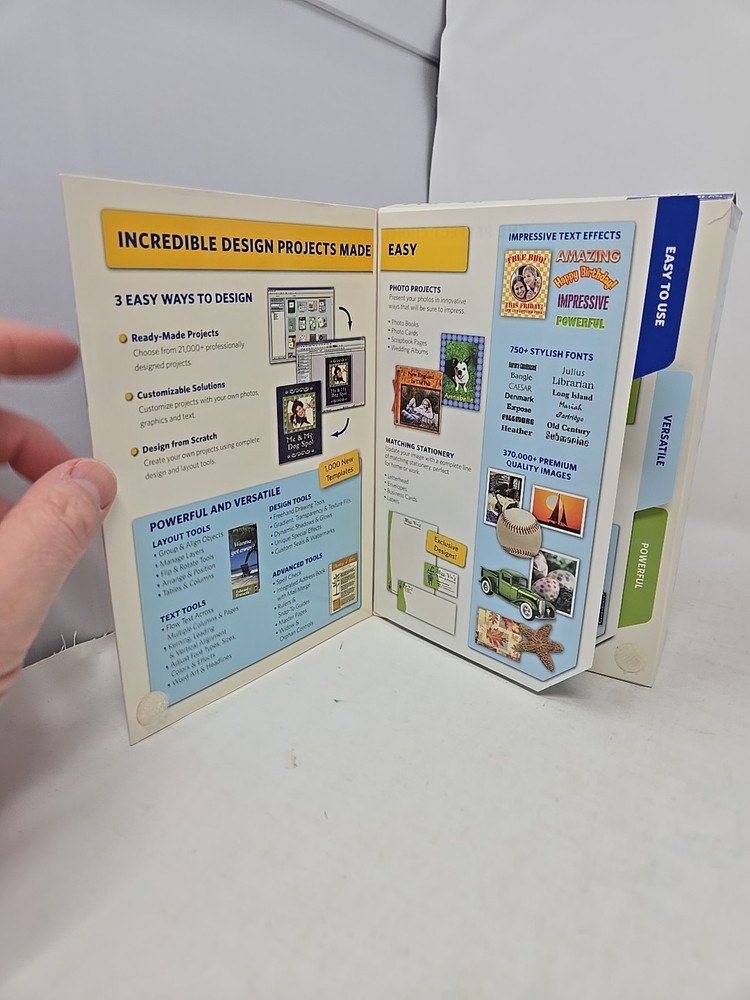 The Print Shop Deluxe Version 23 for Windows IMAGE And Install/Program Disc