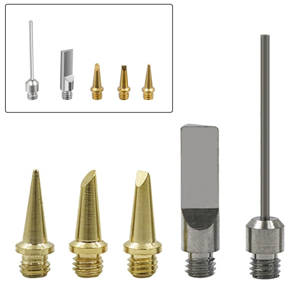 Soldering Iron Tip Soldering Tips Kit Torch Pen Replaceable Tool Silver