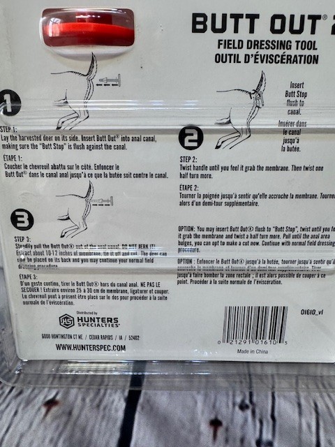Hunters Specialties Butt Hook Combo Game Deer Processing Set Kit Hunting