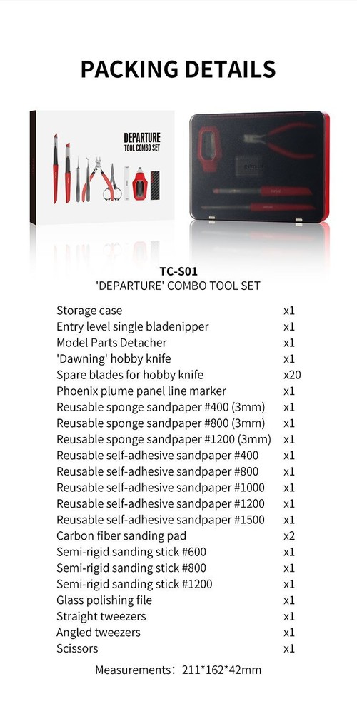 DSPIAE TC-S01 Departure Tool Combo Set