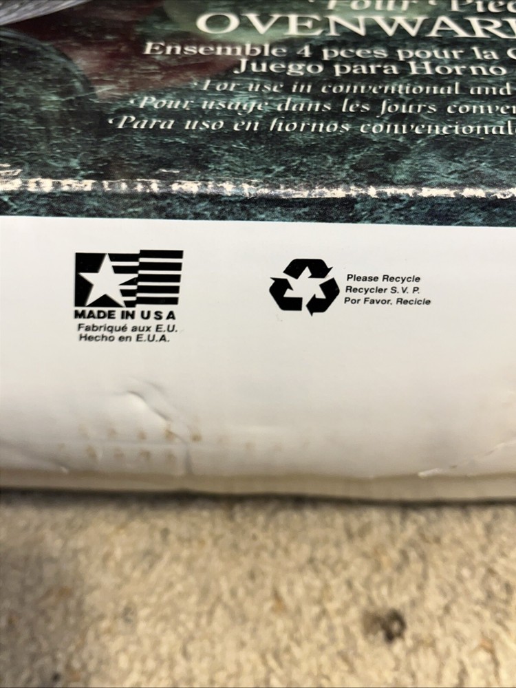 Elegance four piece ovenware set