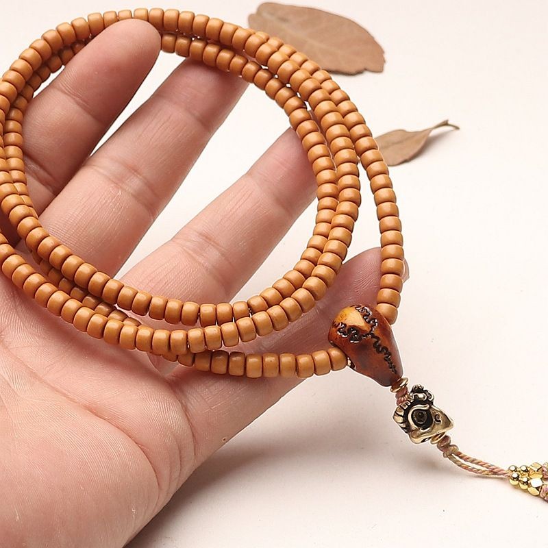 Handmade Olive Nut 200 Beads Mala 5x3mm Old Type Prayer Beads