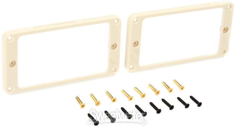 PRS Humbucker Pickup Rings - Ivory - Universal Angle