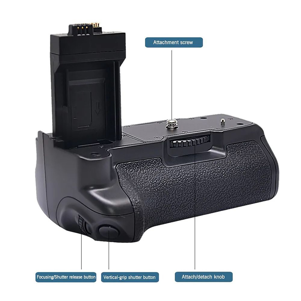 BG-E5 Battery Grip Holder Replacement For Canon EOS 450D 500D 1000D Camera Kit