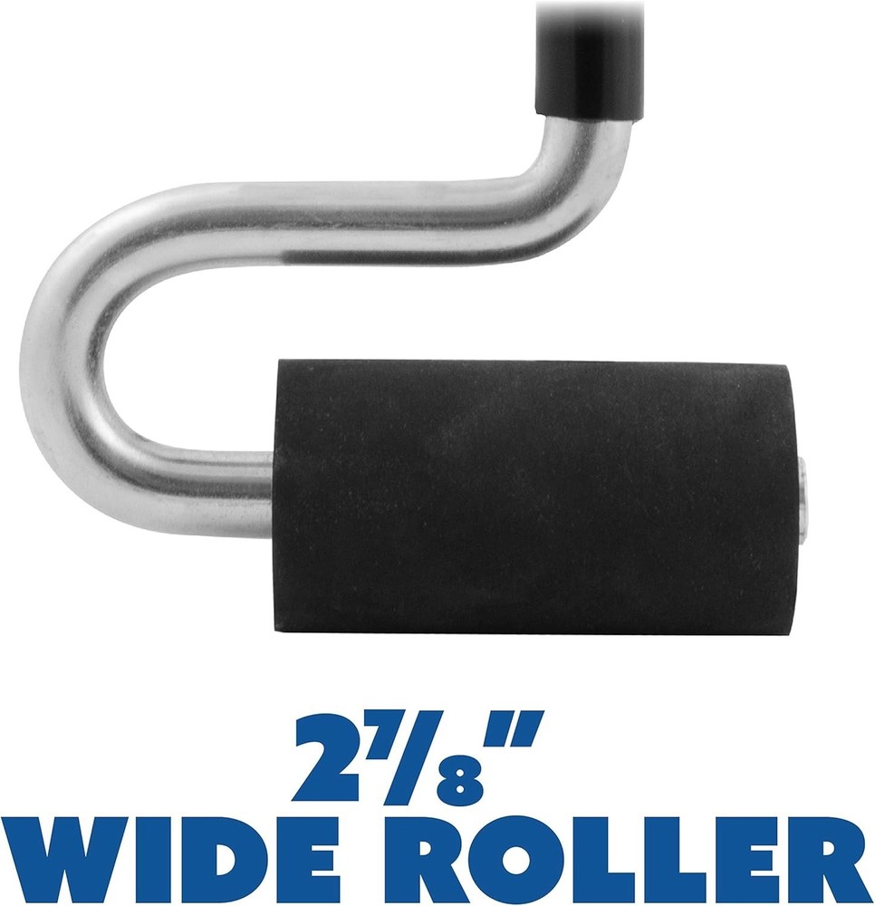 Fulton Long Handle J Roller with Thick Rubber Roller 1-1/2” in Diameter by 2-7/8