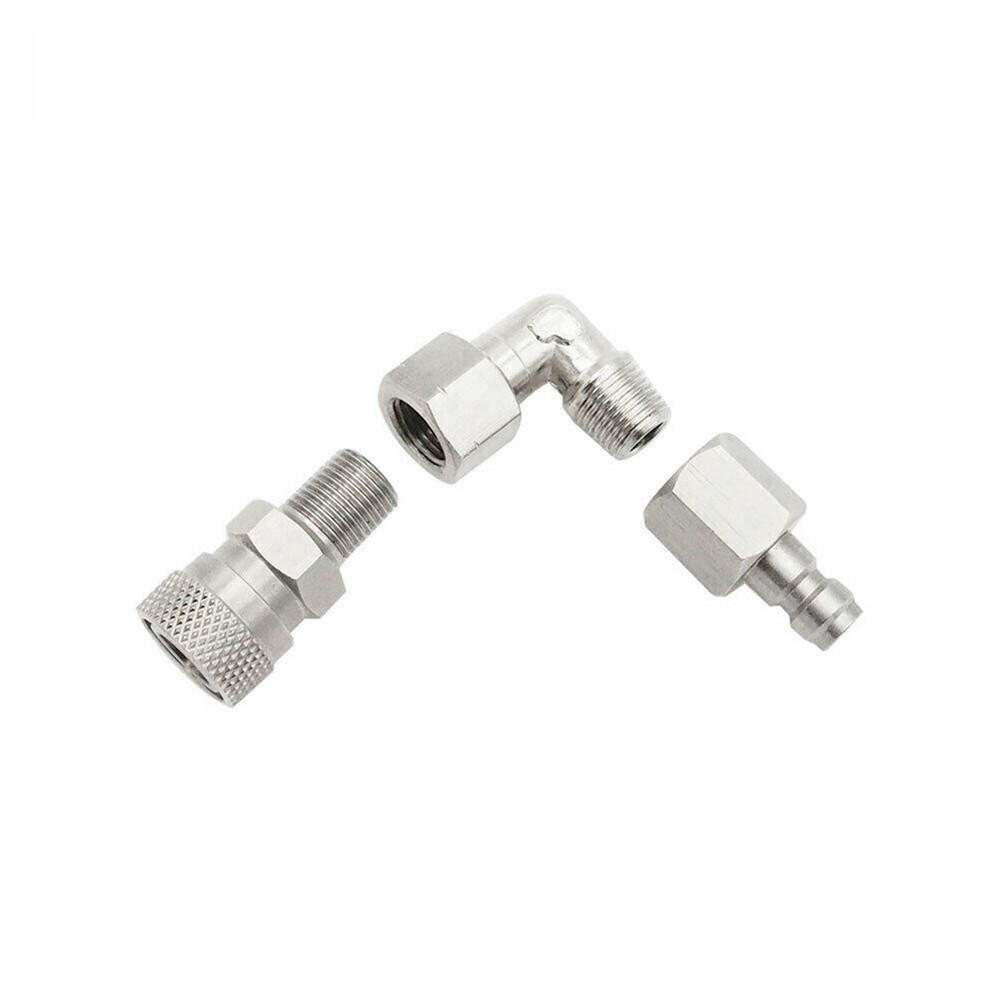 PCP-Paintball DIY 90° Swivel Quick Disconnect Release Fitting Adapter