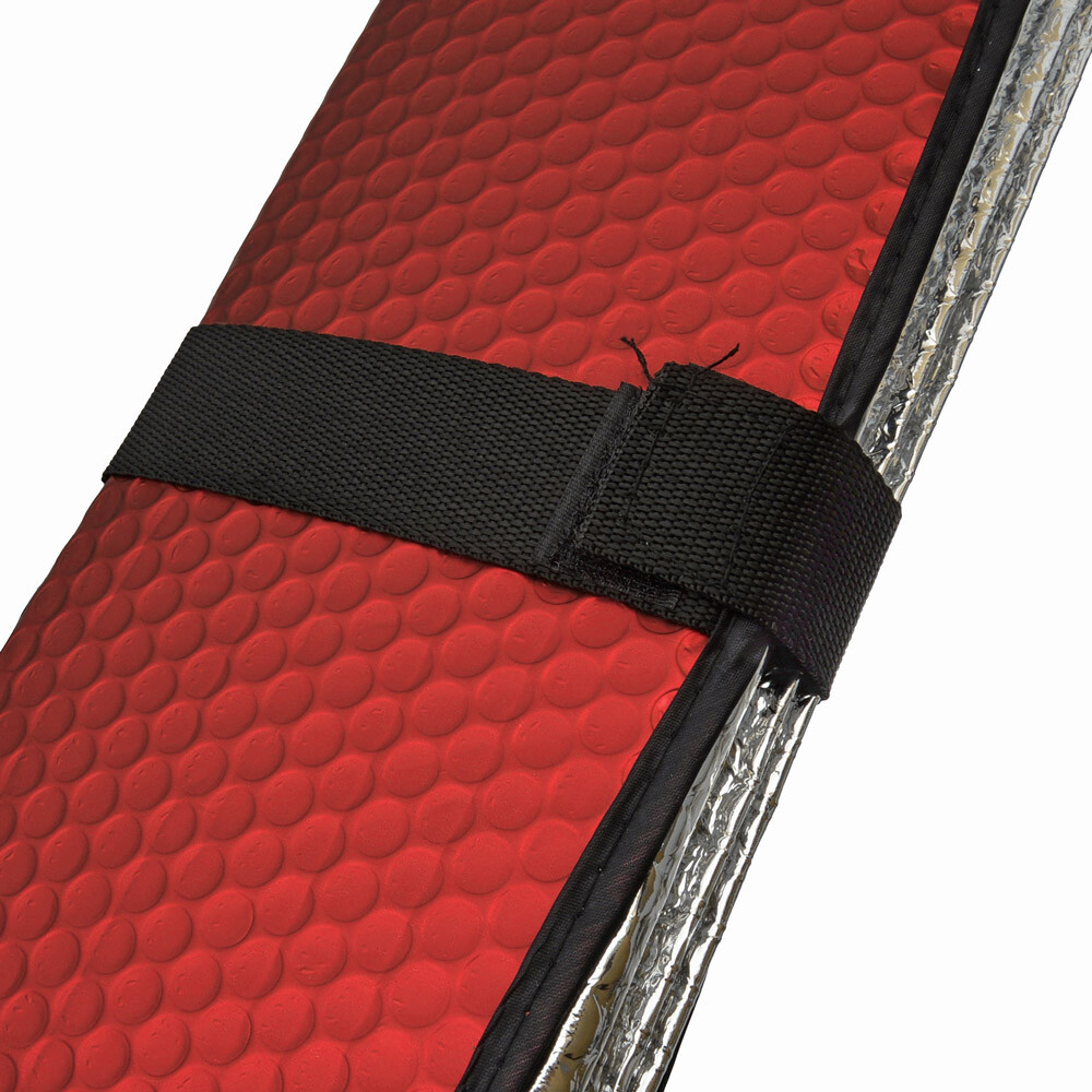Reflective Red Fold-able Car Sun Shade Auto Windshield Front Window UV Protect