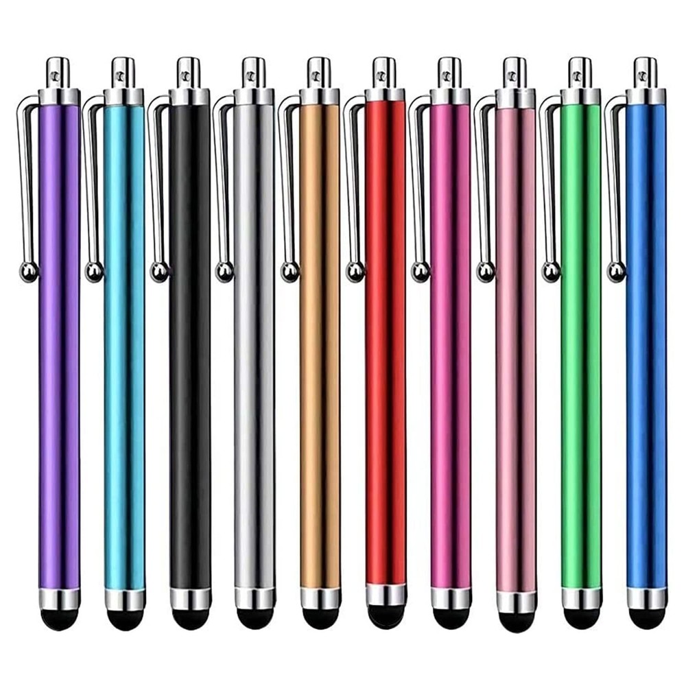 10 Pack Universal Capacitive Touch Screen Pens for Tablets, iPad mini, iPad Pro