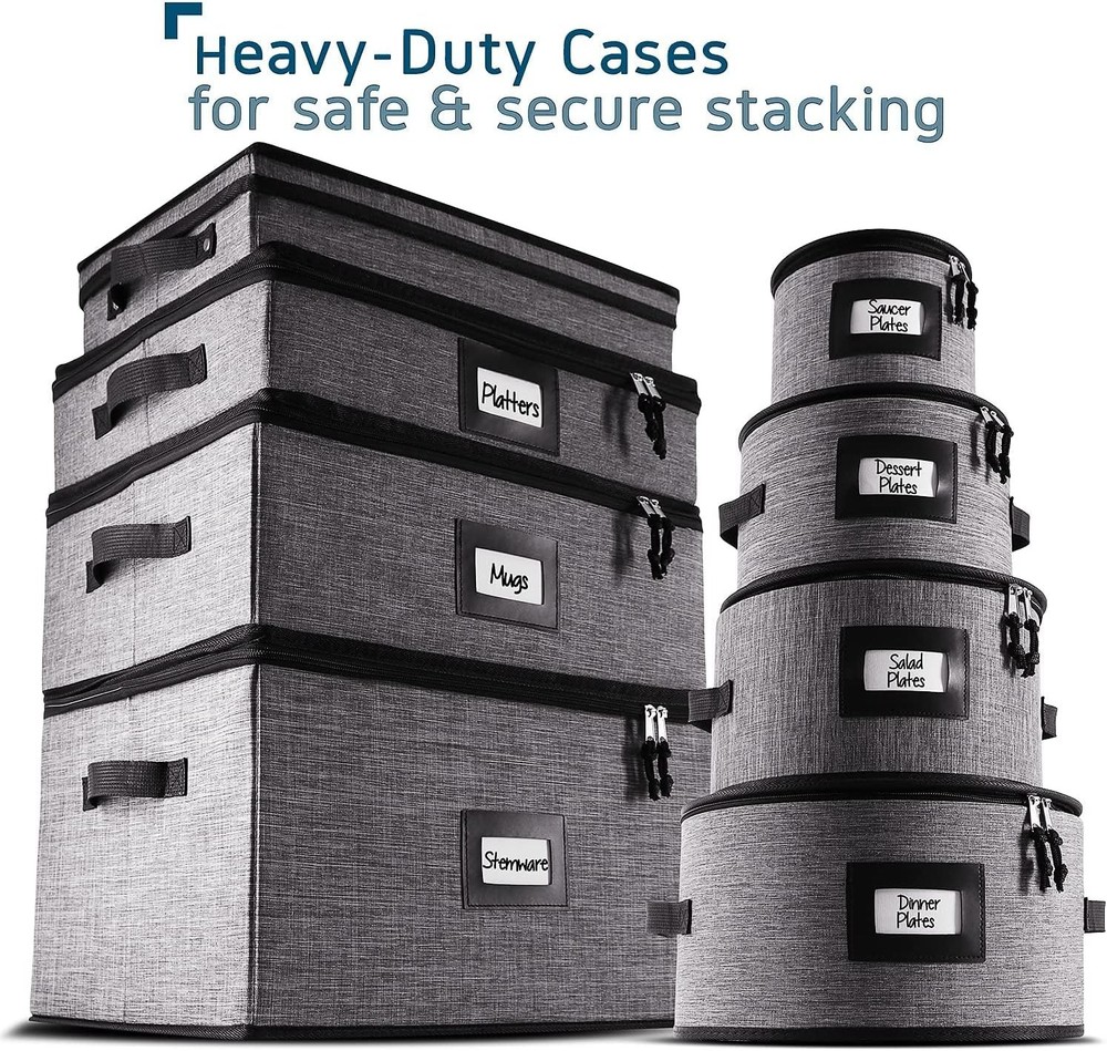 Flatware & Utensil Storage, Durable Silverware Storage Grey