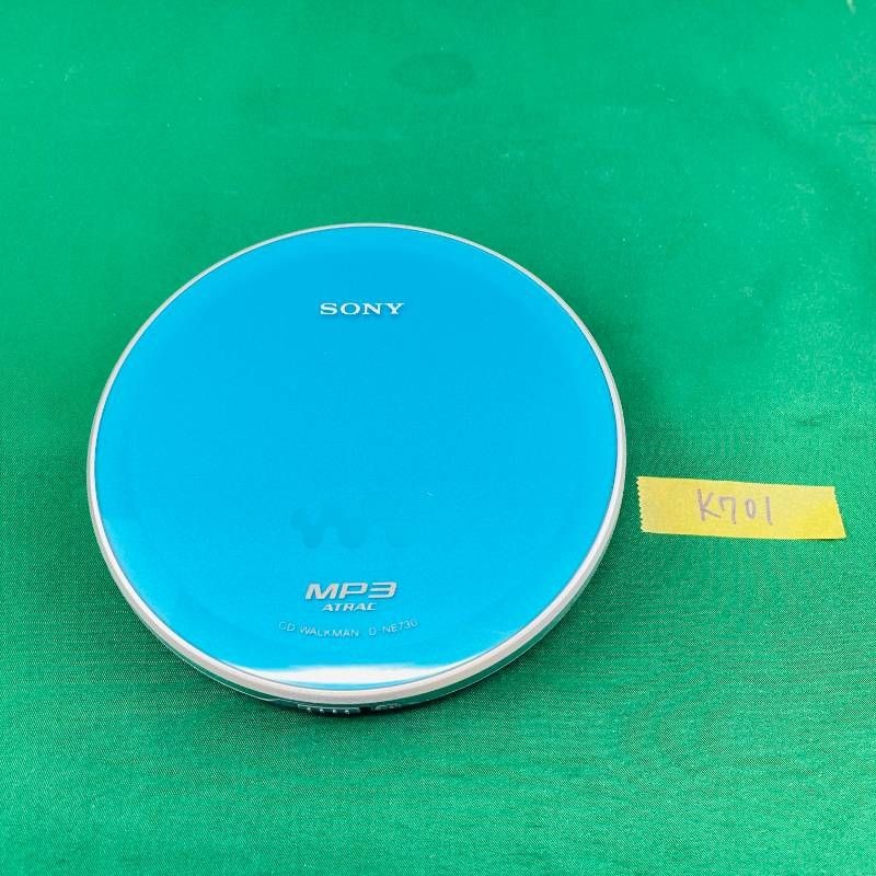 Sony D NE730 Walkman Portable CD Player Blue Timepiece Authentic