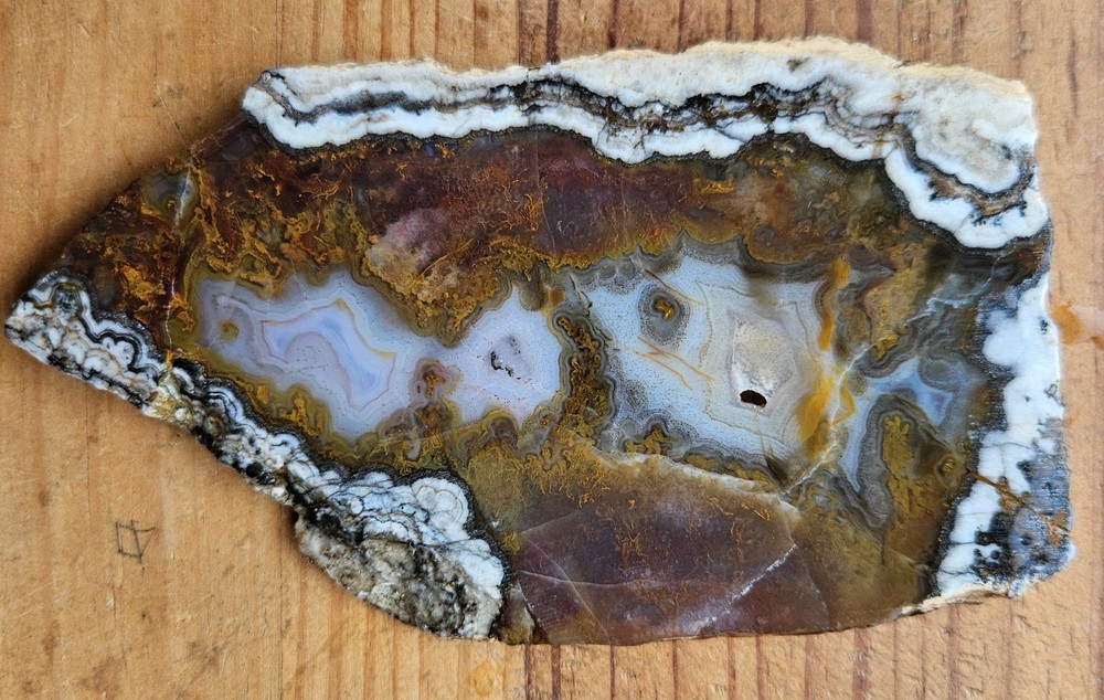 Agate Slab Locality Unknown 118 Grams