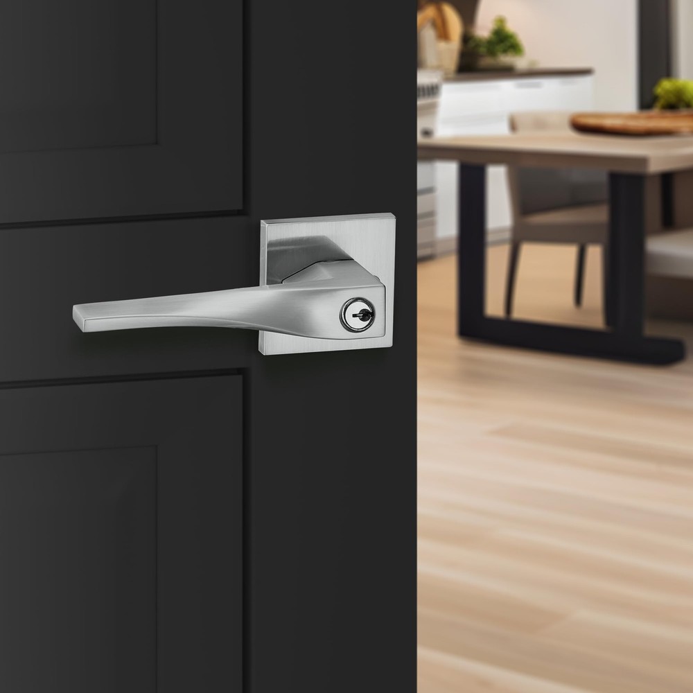 Berlin Modisch Sleek Dummy 2 Pack [Non turning pull only], Satin Nickel