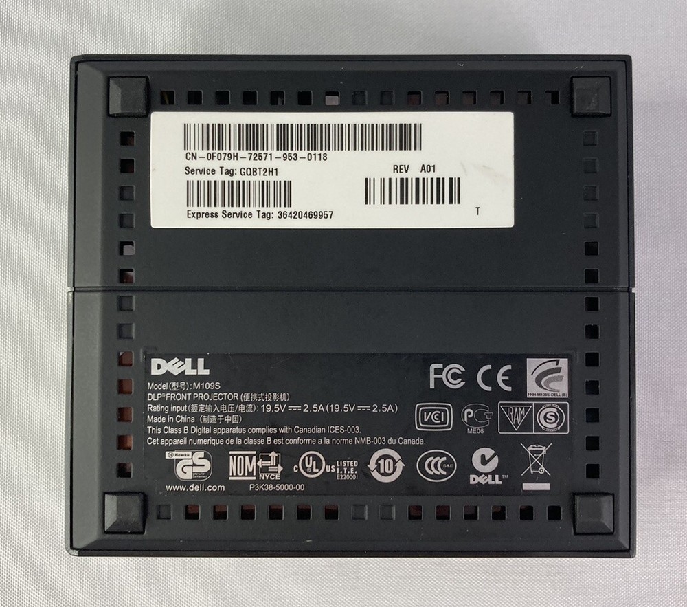 Dell M109S DLP Front Projector Untested
