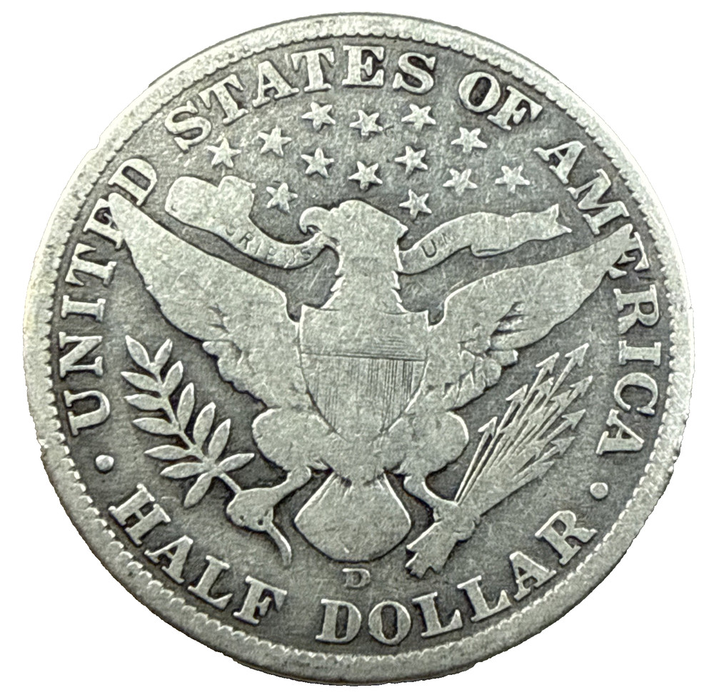 1915-D Barber Half Dollar